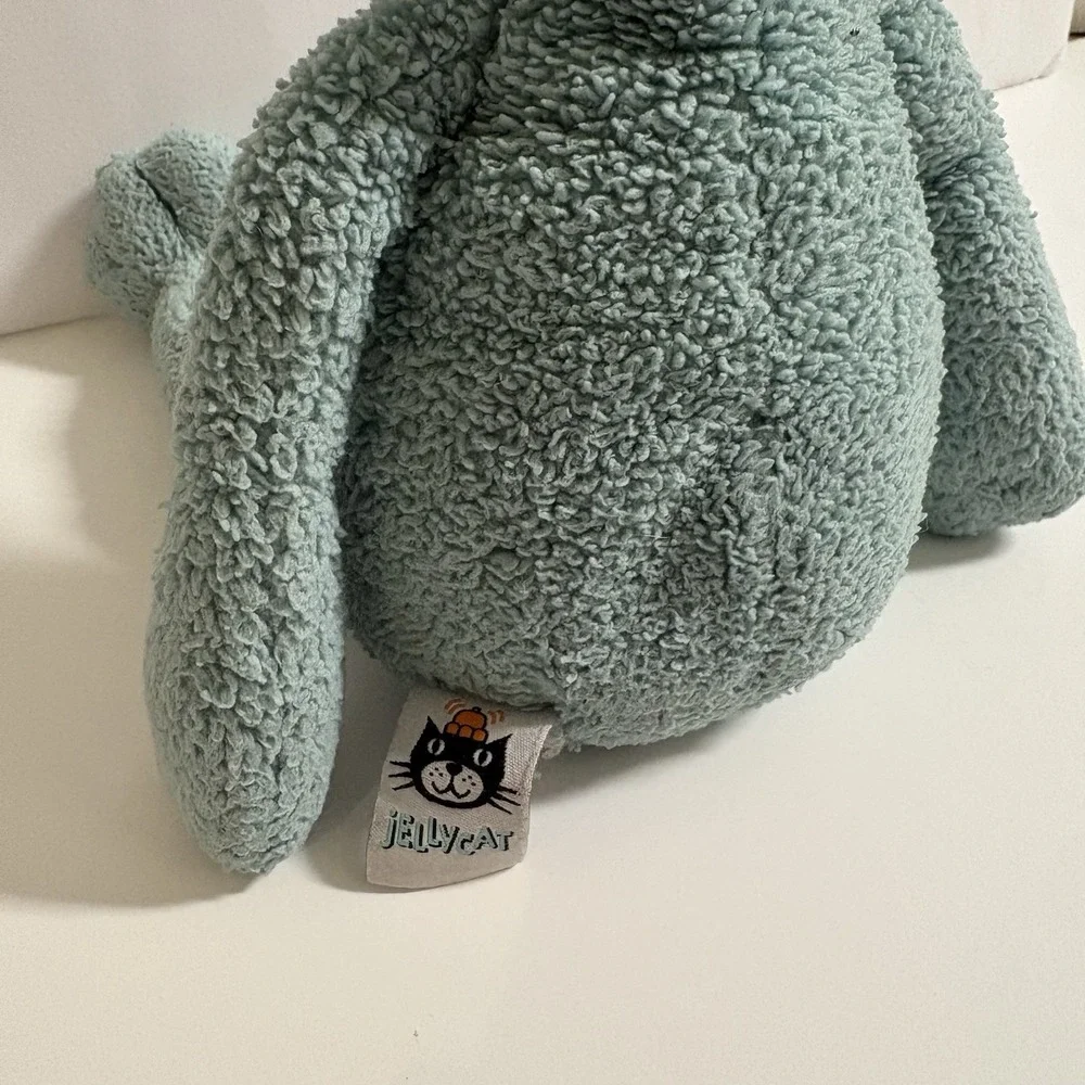 Vtg Jellycat Frog Plush Green Long Legs Beaded Eyes Retired Soft Toy Lovey 13